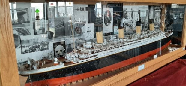 Ray Johnson unveils his massive model of the Titanic, years in the making