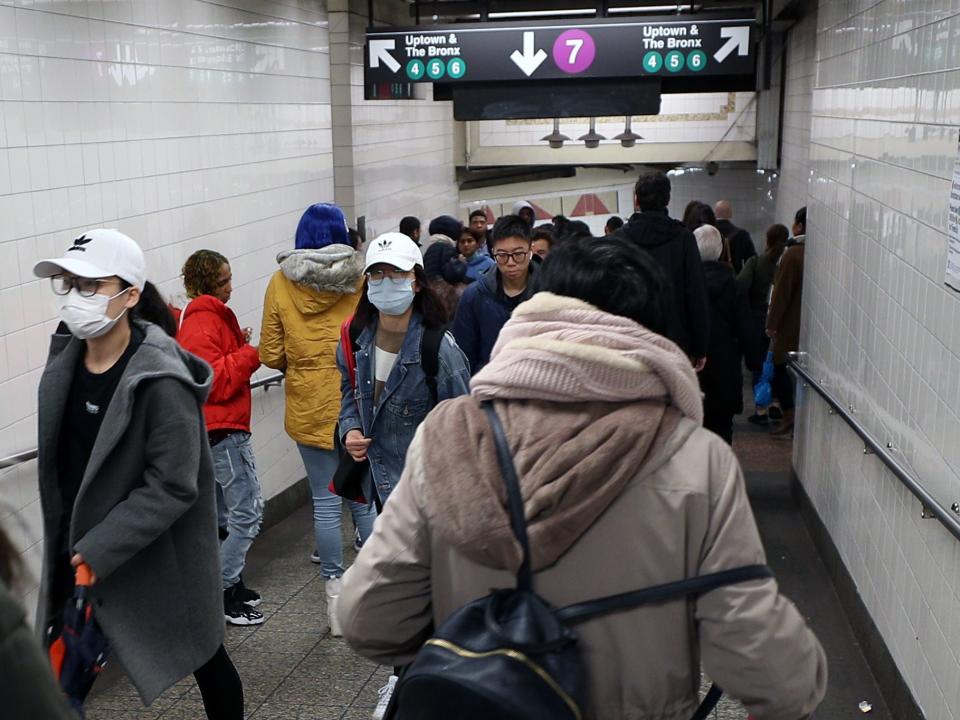 New York City face masks coronavirus March 3 2020 Getty Images