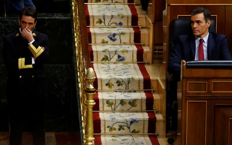 Investiture debate at the Parliament in Madrid