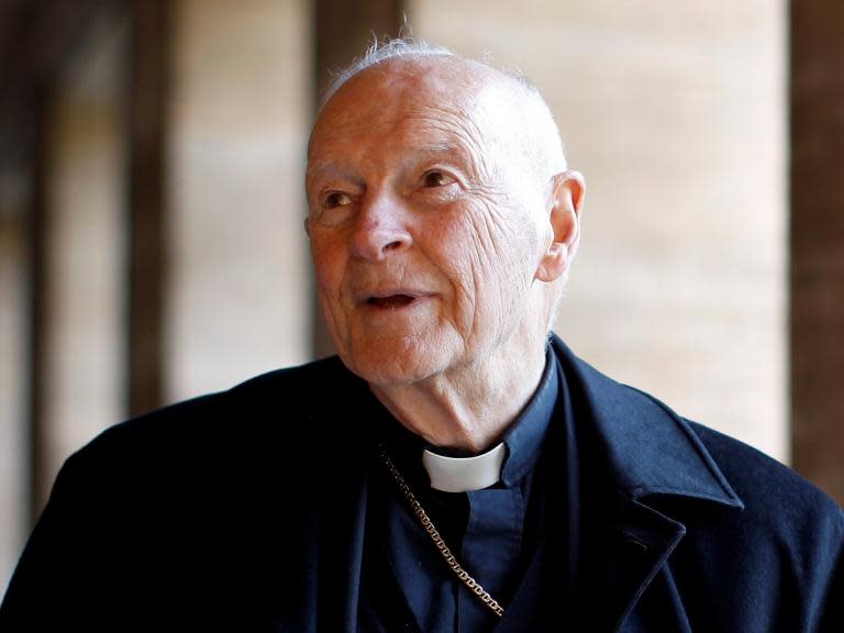 Top US cardinal expelled from Catholic priesthood over allegations he abused teenager and solicited sex during confession
