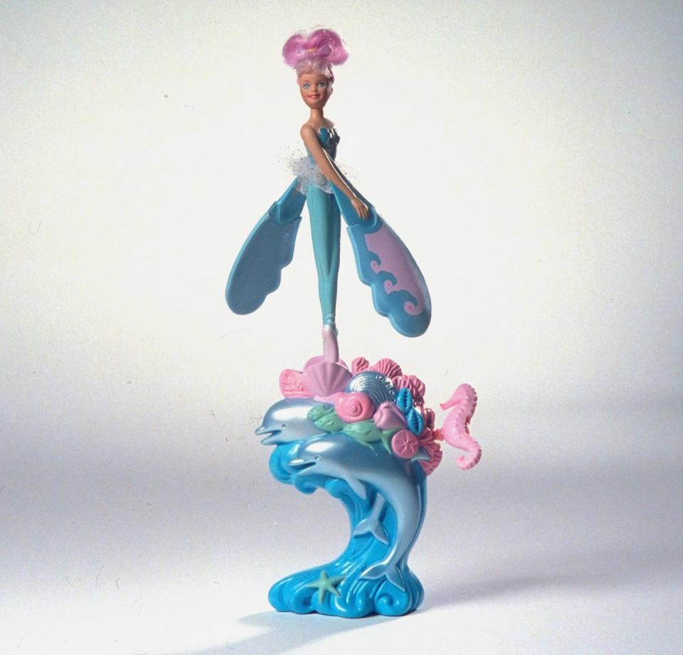 figurine, pink, sculpture, butterfly, ceramic, plant, fictional character, flower, art,