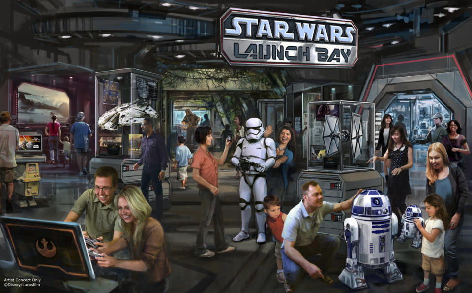 Launch Bay Concept Art