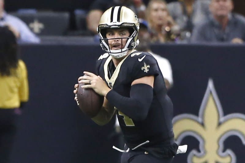 New Orleans Saints quarterback Derek Carr is worth a streaming start in Week 6. File Photo by AJ Sisco/UPI