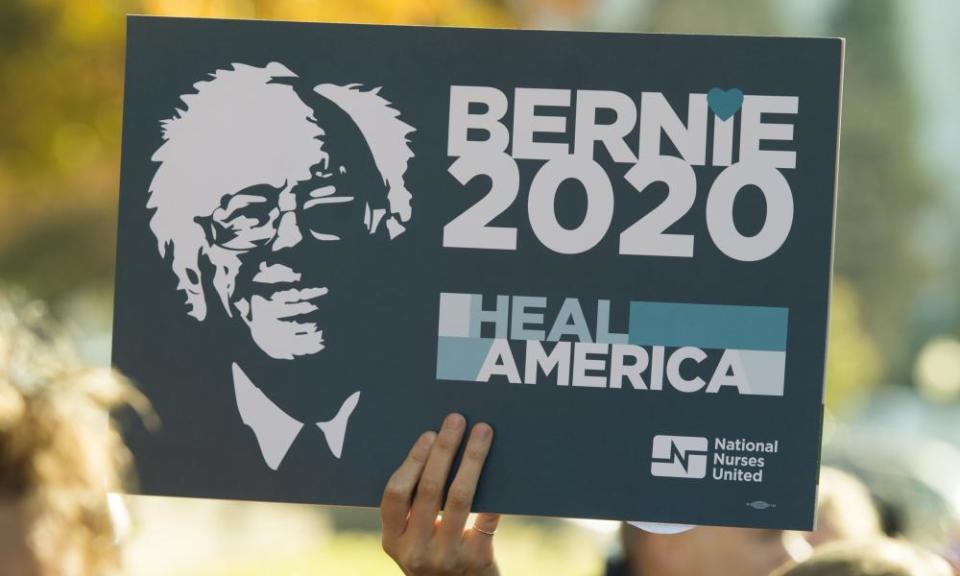 bernie 2020 sign