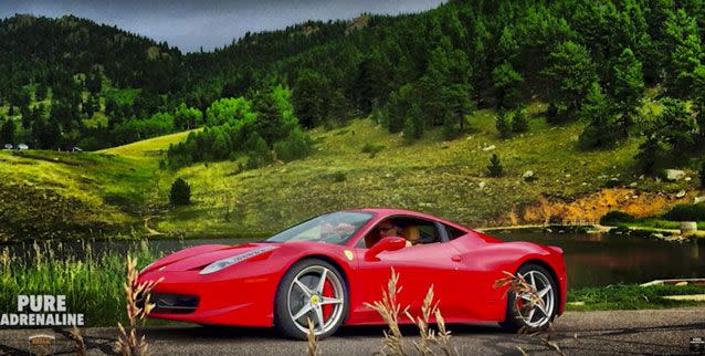 The Ferrari 458 Italia. Source: YouTube/Pure Adrenaline