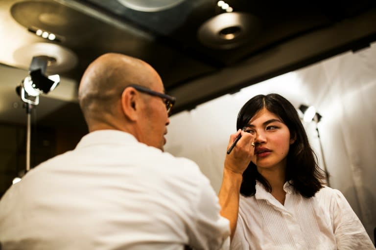 At Tokyo Fashion Week, which sees Japanese designers mostly shun Asian models in favour of white Western girls, Rina Fukushi is making a splash