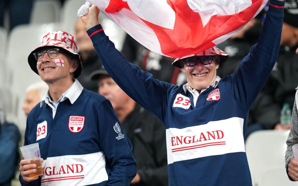 England fans dress up for the occasion