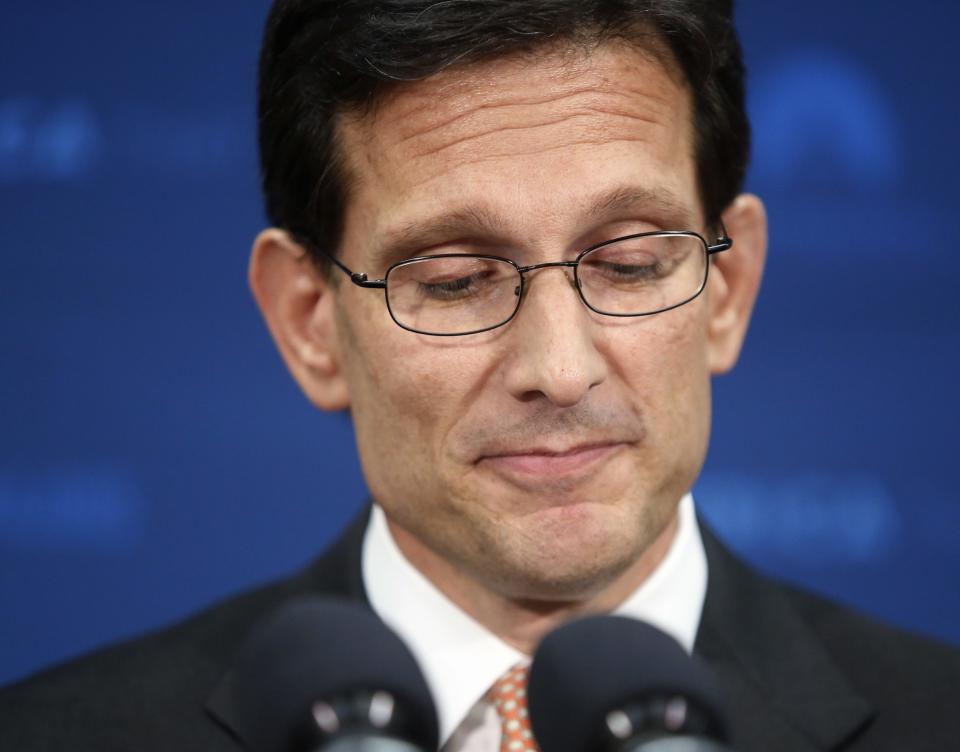 Former U.S. House Majority Leader Eric Cantor. REUTERS/Jonathan Ernst