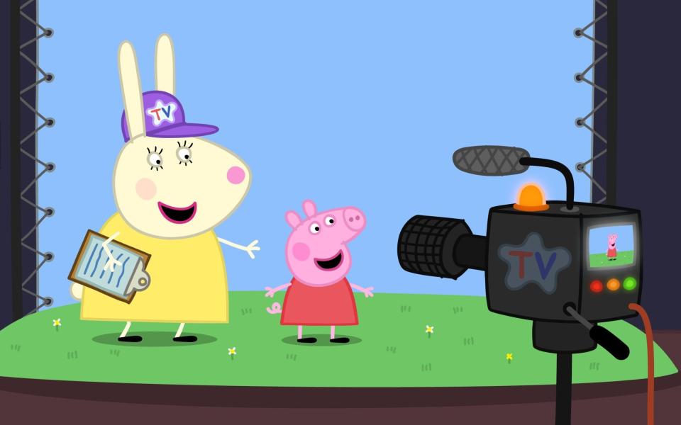 Hogging the limelight, Peppa Pig has proved popular with American children during the pandemic