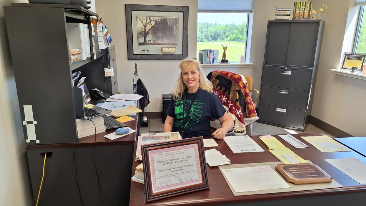 Dona Wishart, director of the Otsego County Commission on Aging, is the "der Buergermeister" for the 58th version of Alpenfest, which happens July 11-15.