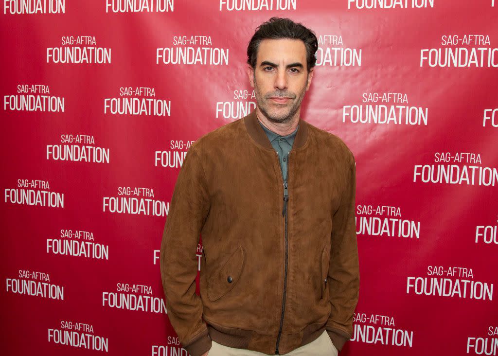 Actor Sacha Baron Cohen attends SAG-AFTRA Foundation Conversations with "Who Is America" at SAG-AFTRA Foundation Screening Room