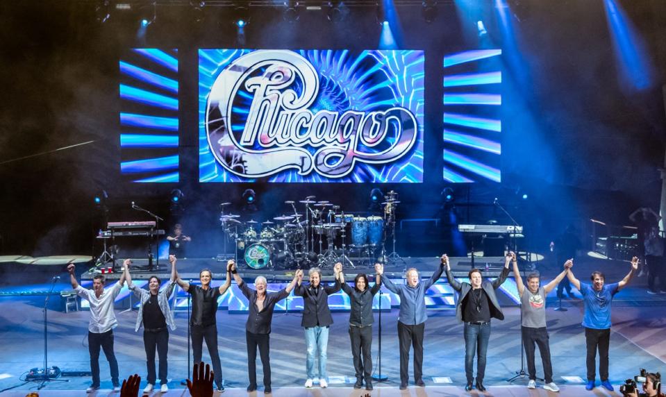 Chicago's on tour celebrating 55 years since the original members began performing The Big Thing. The multi-platinum selling rock band with horns later became Chicago Transit Authority, then simply Chicago.