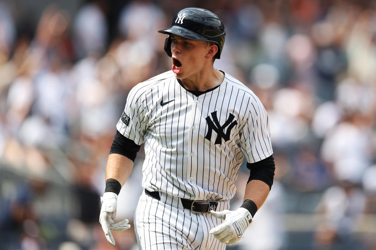 Yankees rookie Ben Rice blasts 3 home runs in 14–4 win over Red Sox - Yahoo Sports