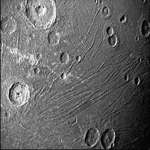 ganymede jupiter moon surface up close juno flyby