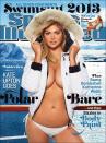 <p>Kate Upton était également en couverture en 2013 (le tournage a eu lieu en Antarctique) et portait alors une simple culotte de maillot de bain et un blouson aviateur Canada Goose. </p>