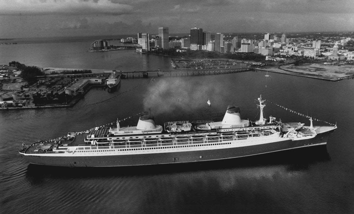 The Norway returns to Miami in 1982.