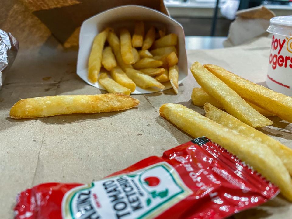 french fries at Roy Rogers