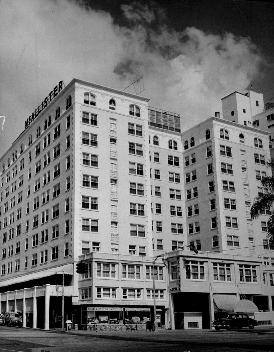 McAllister Hotel in 1952. Bob East/Miami Herald File