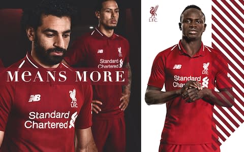 Liverpool's new kit - Credit: LFC