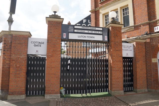 Mohamed Al Fayed death, tribute at Fulham