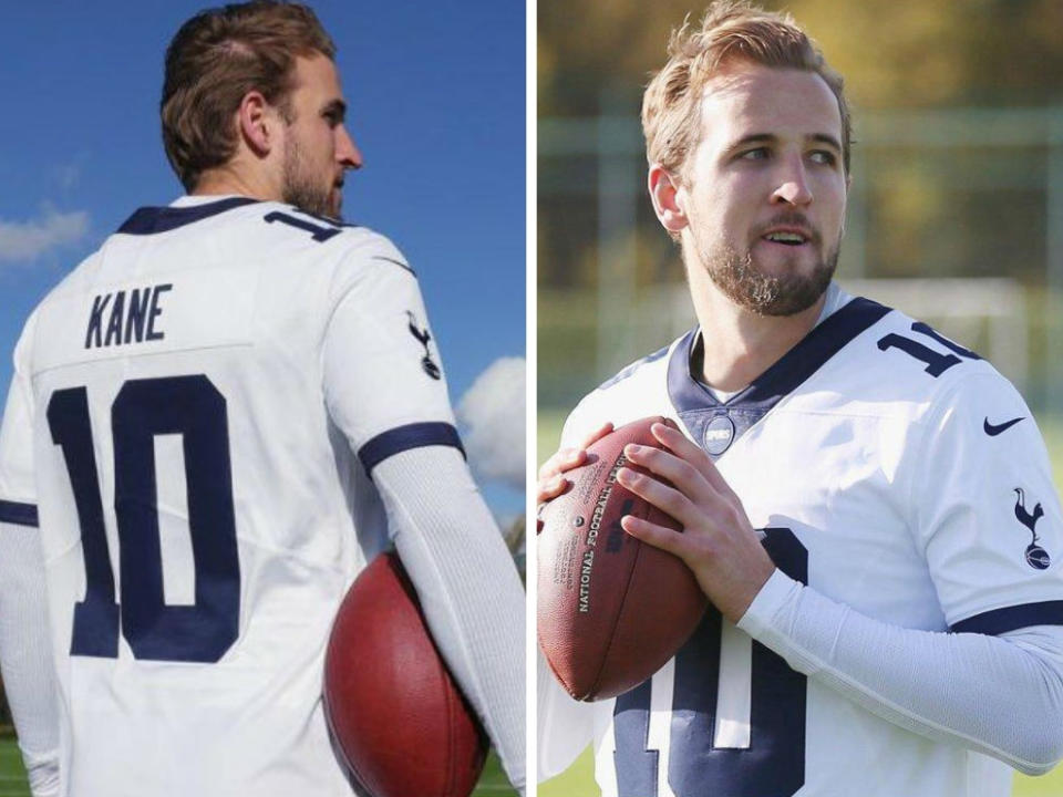 Tottenham’s new Harry Kane NFL shirt hasn’t gone down well with fans