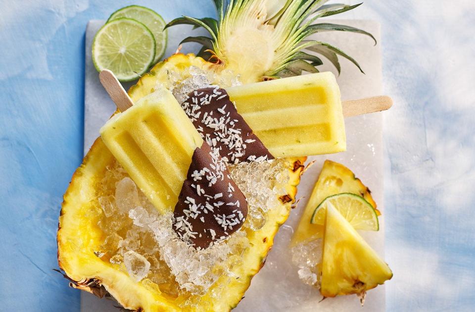 Bring a little bit of beach holiday to your day with these ice lollies (Tesco Real Food)