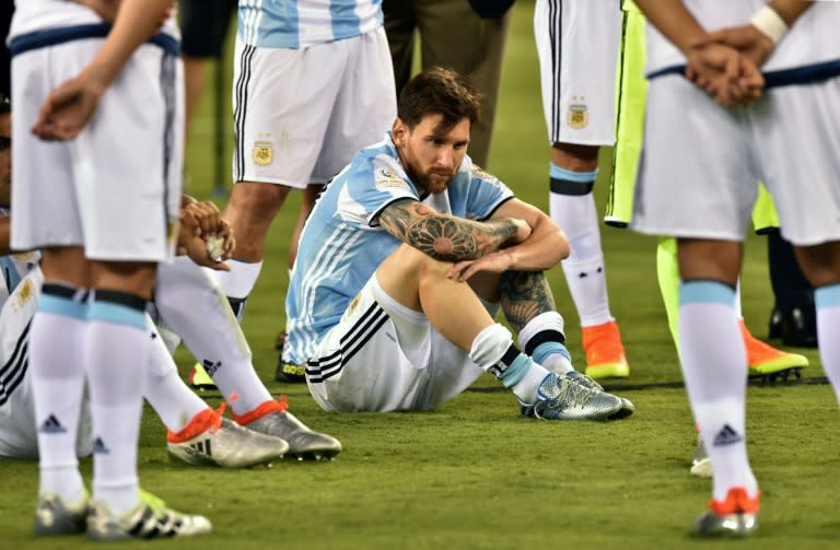 Argentina's Lionel Messi called a halt to his career with the national team after Argentina were defeated by Chile in the Copa America final