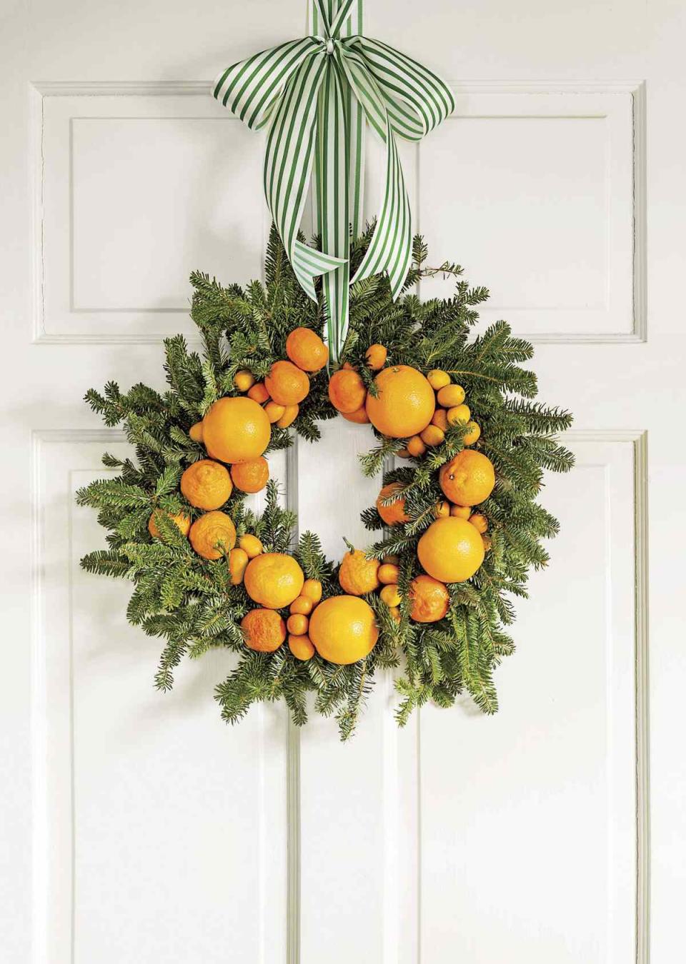 Orange Citrus Wreath