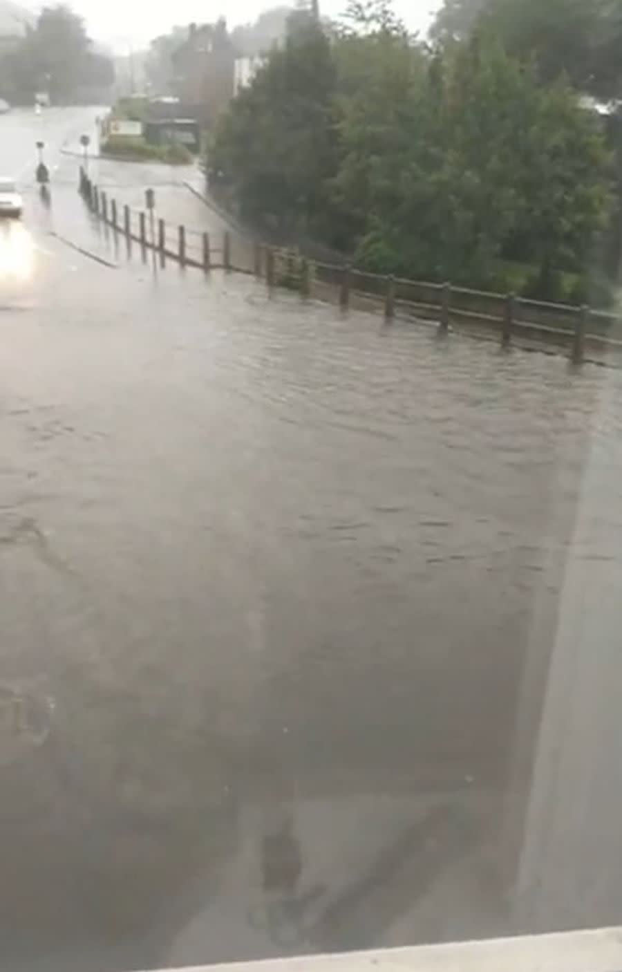 Heavy rain hits the UK