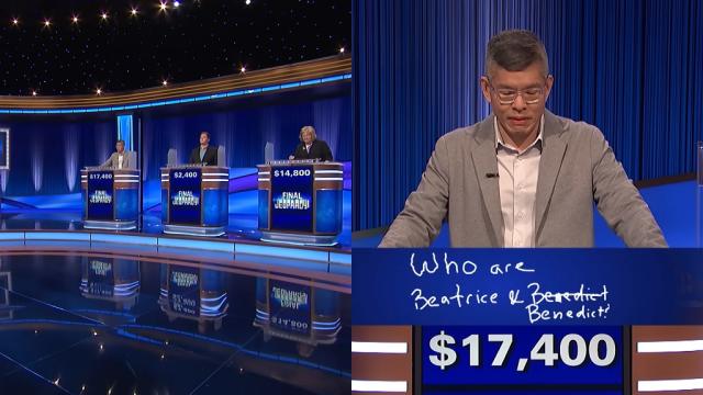 Fans outraged after Ben Chan s 9 day Jeopardy winning streak