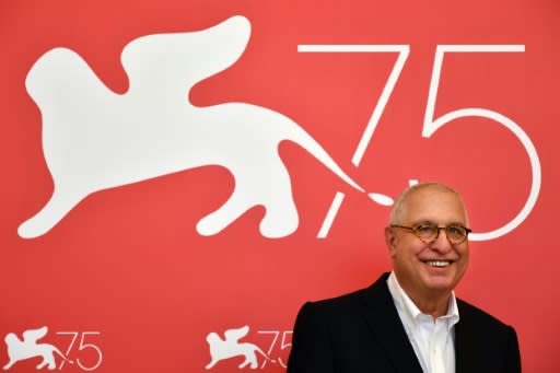 Director Errol Morris arrives at the Venice Film Festival for a screening of his film 'American Dharma'