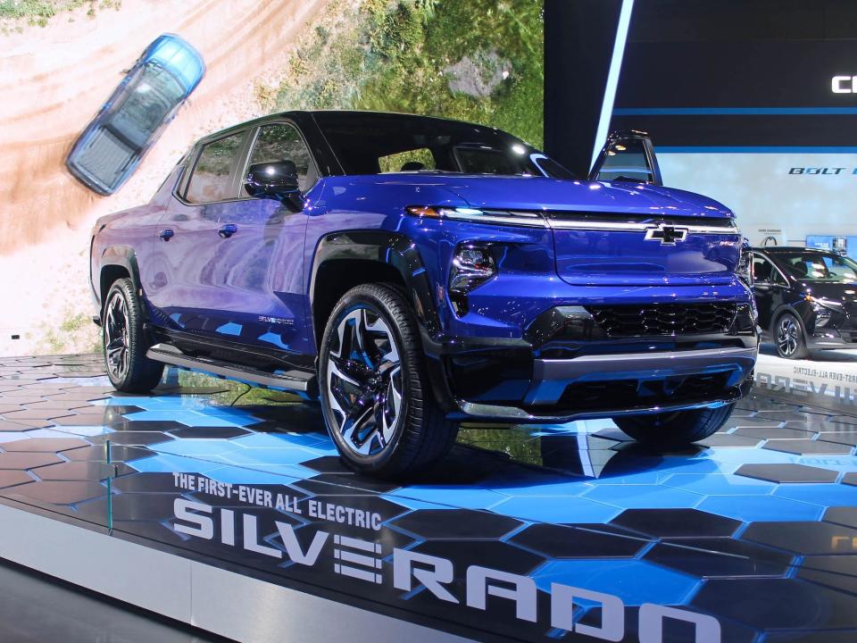 The Chevrolet Silverado EV.