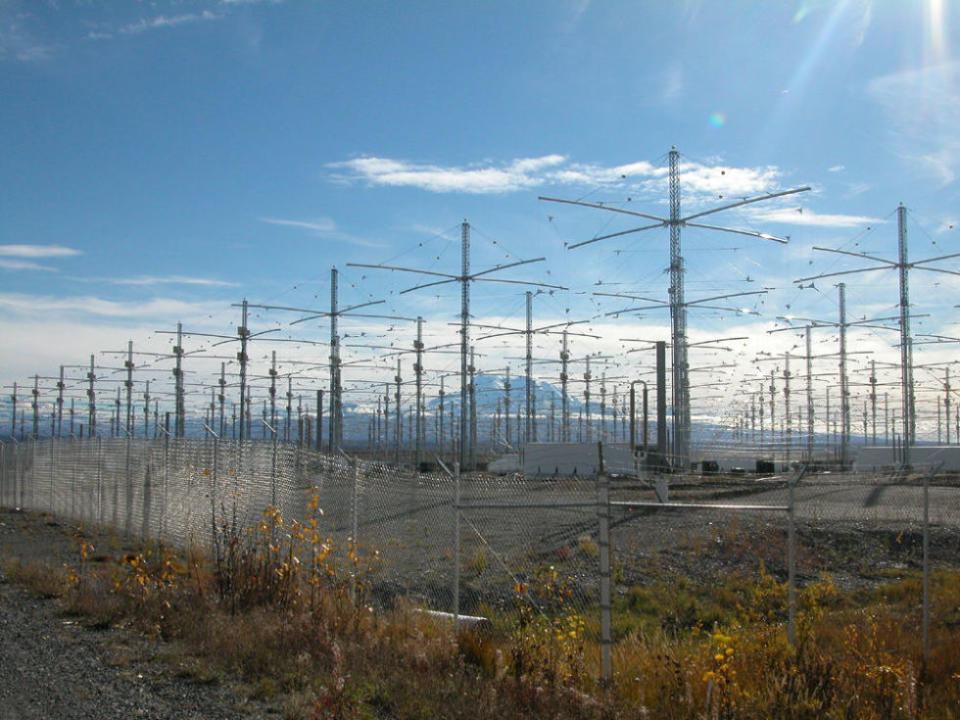 <p>In 2014, the Air Force, Navy, and DARPA pulled out of the High Frequency Active Auroral Research Program, transferring it over to the University of Alaska Fairbanks. For 21 years, it had been making ionospheric observations in the Alaskan wilderness. At least, that was the official government line. A cursory Google search will yield mostly conspiracy theories ranging from weather to mind control. </p><p>The facility itself is huge: 180 antennas spread across 33 acres. All that to either monitor the ionosphere and test communications capability, or to enslave us all and cause aircraft accidents on purpose. </p>