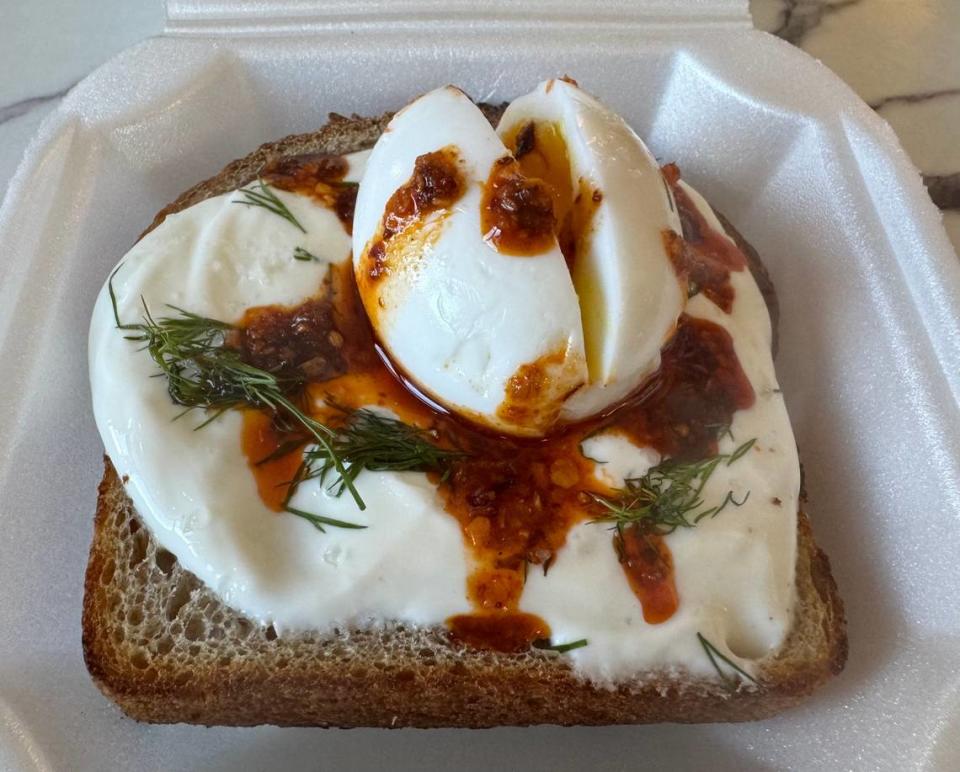 The Turk(ish) Toast from the Pennant Coffee in Delano