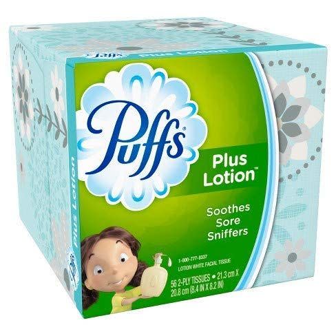 Puffs Plus Lotion Facial Tissues, 6-Pack