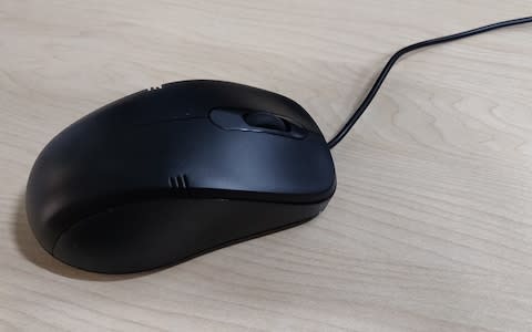 Xenta Black Wired Optical Scroll Mouse - Credit: Jack Rear