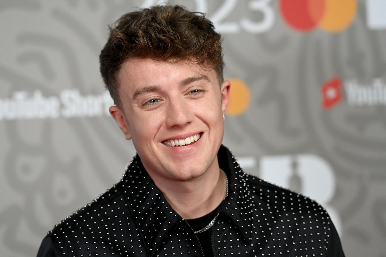 LONDON, ENGLAND - FEBRUARY 11: (EDITORIAL USE ONLY) Roman Kemp attends The BRIT Awards 2023 at The O2 Arena on February 11, 2023 in London, England. (Photo by Dave J Hogan/Getty Images)