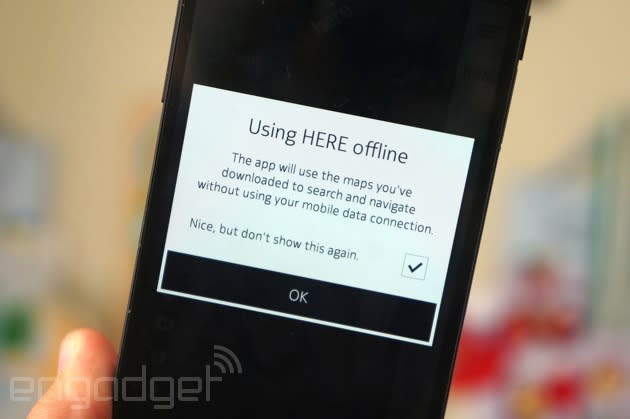 Nokia's HERE Maps app for Android