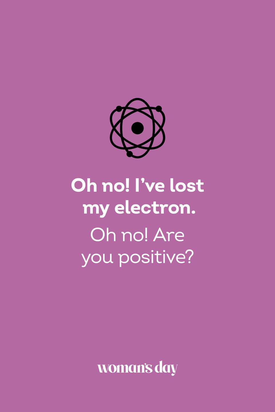 chemistry jokes electron