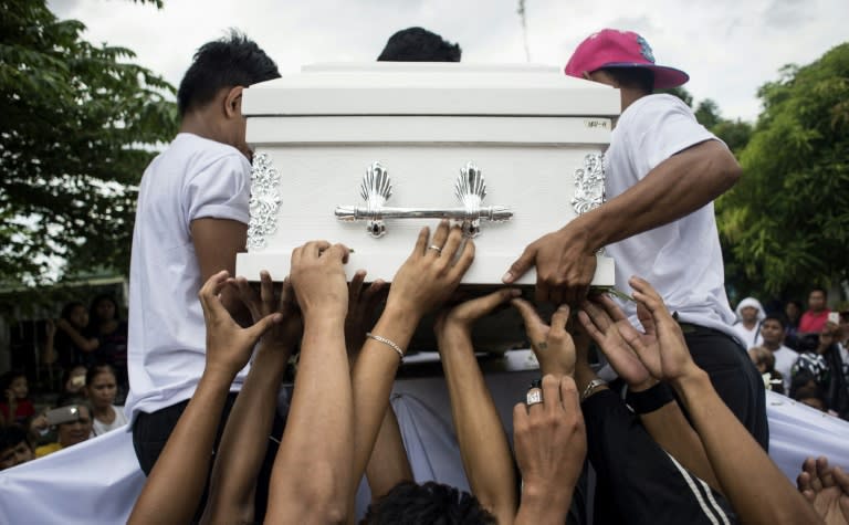 Police have reported killing more than 3,800 people in anti-drug operations since Philippine President Rodrigo Duterte assumed office 15 months ago