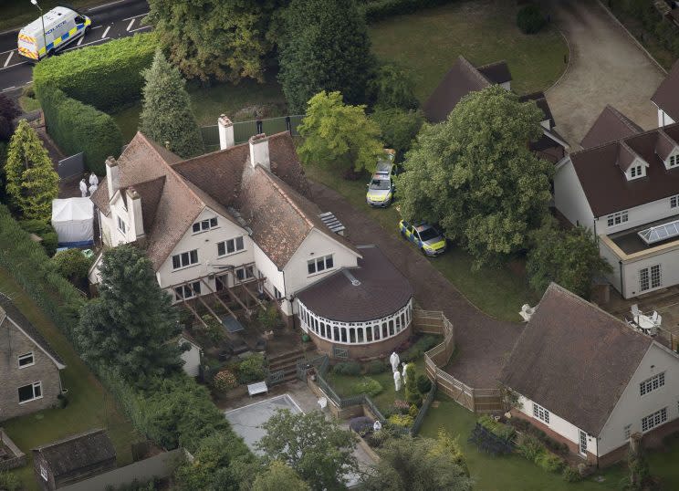 The Hertfordshire home Helen Bailey shared with Ian Stewart (Rex)