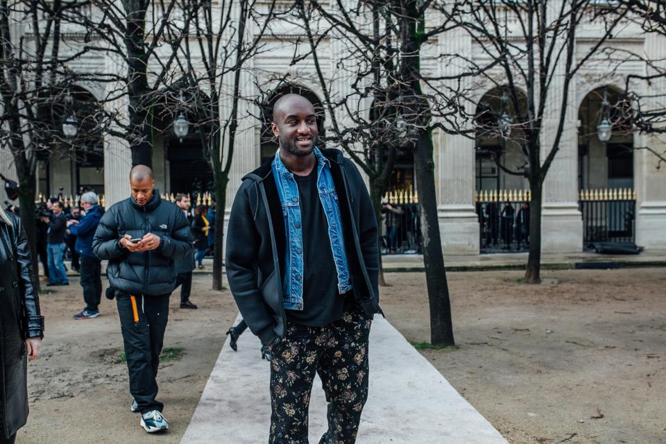 Virgil Abloh and Heron Preston at Louis Vuitton