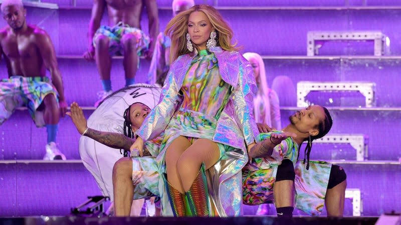 Beyoncé performs onstage during the opening night of the “RENAISSANCE WORLD TOUR” at Friends Arena on May 10, 2023 in Stockholm, Sweden. 