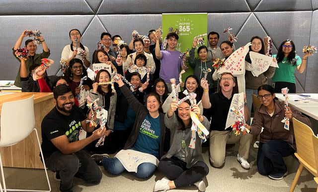 <p>NVIDIA</p> Santa Clara-based NVIDIANs make toys for local shelter animals as part of the Inspire 365 program.