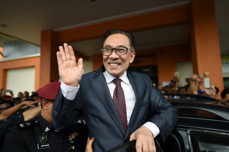 Anwar was originally jailed 20 years ago by then-premier Mahathir Mohamad, on what supporters insisted were trumped up sodomy charges