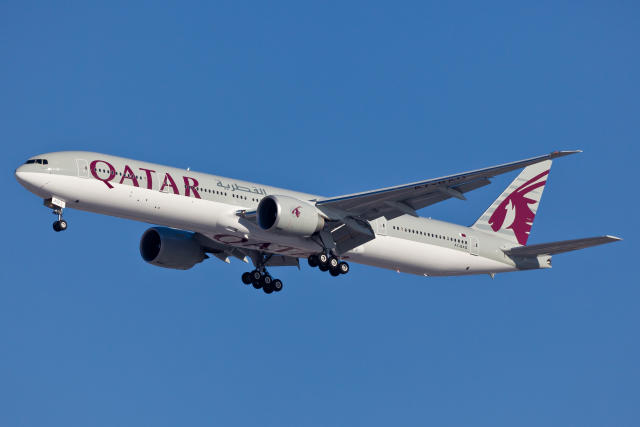 Qatar plane takes flight