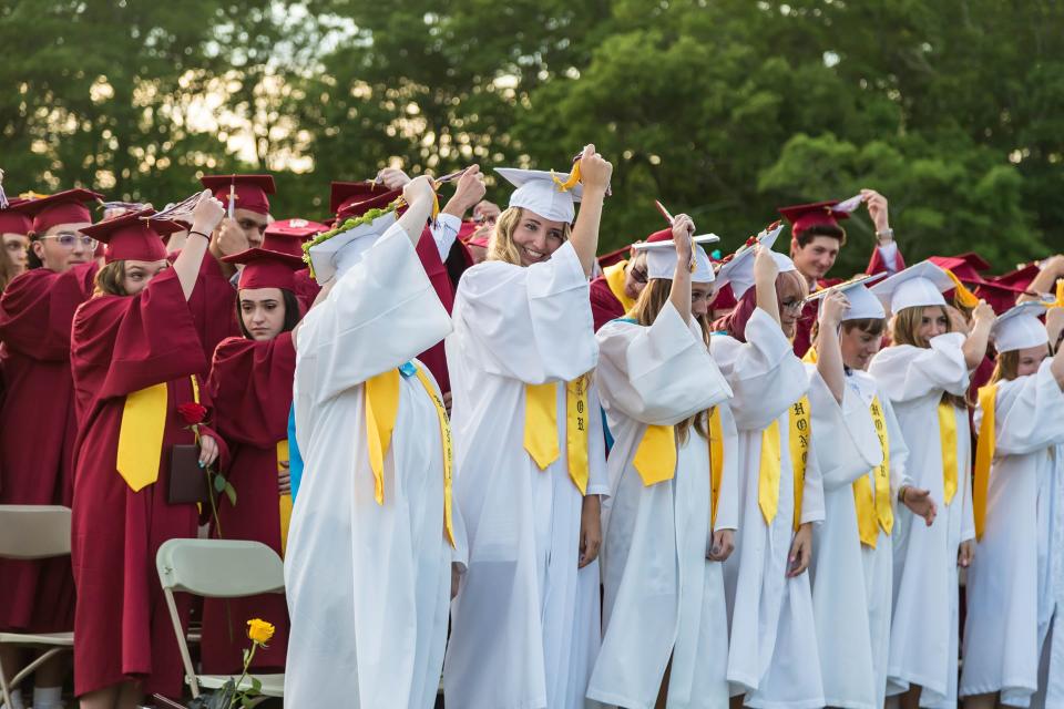 The Tiverton High School Class of 2022 was feted during a graduation ceremony at the high school on Friday, June 10, 2022.