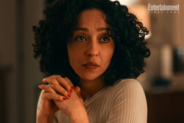 <p>Netflix </p> Ruth Negga as Sophie in 'Good Grief'