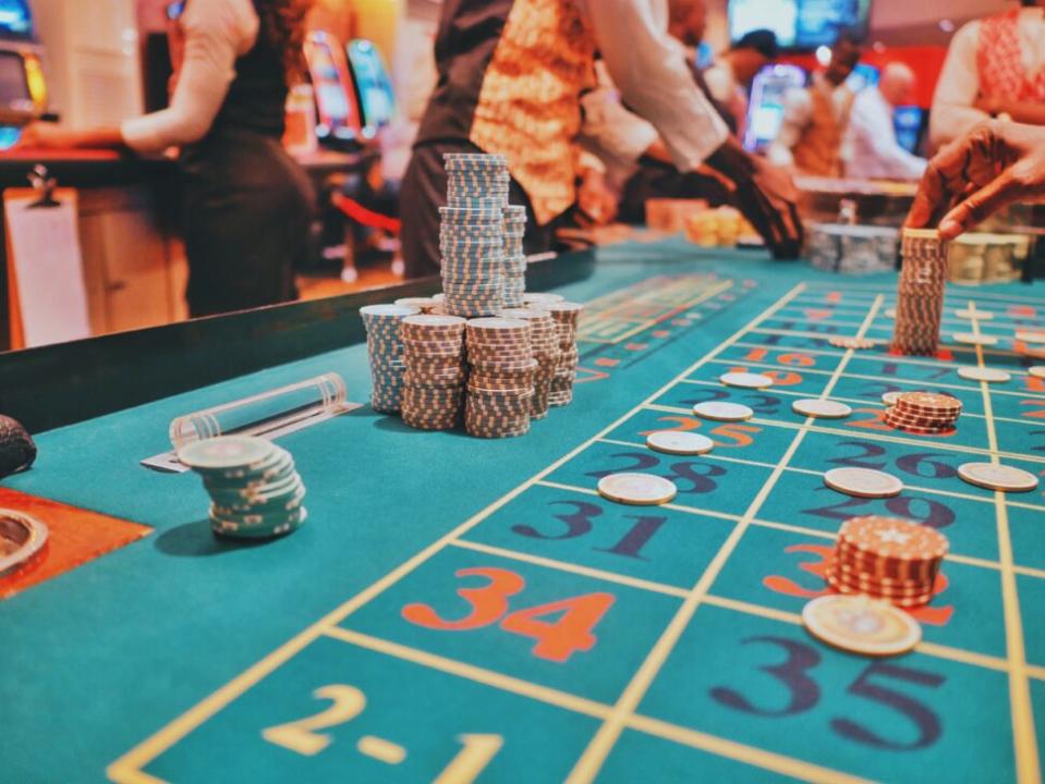 casino game table in Vegas