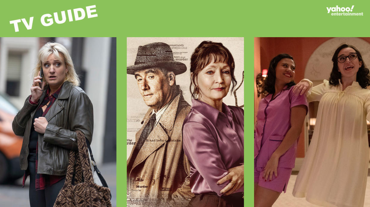 Rain Dogs, Magpie Murders and Grease: Rise of the Pink Ladies are all new on telly this week. (HBO/BBC/Paramount+)
